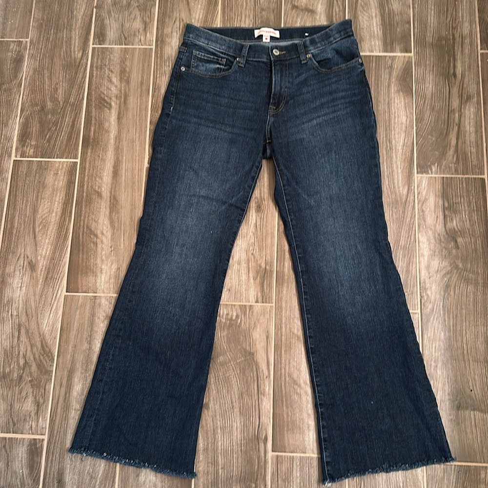 Lucky Brand Sweet Mid Rise flared jeans with frayed hem - Picture 2 of 7